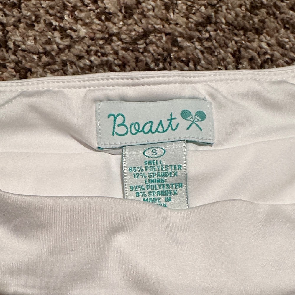 Bolle White & Green Tennis Tank Top and Skirt Set - Picture 4 of 6